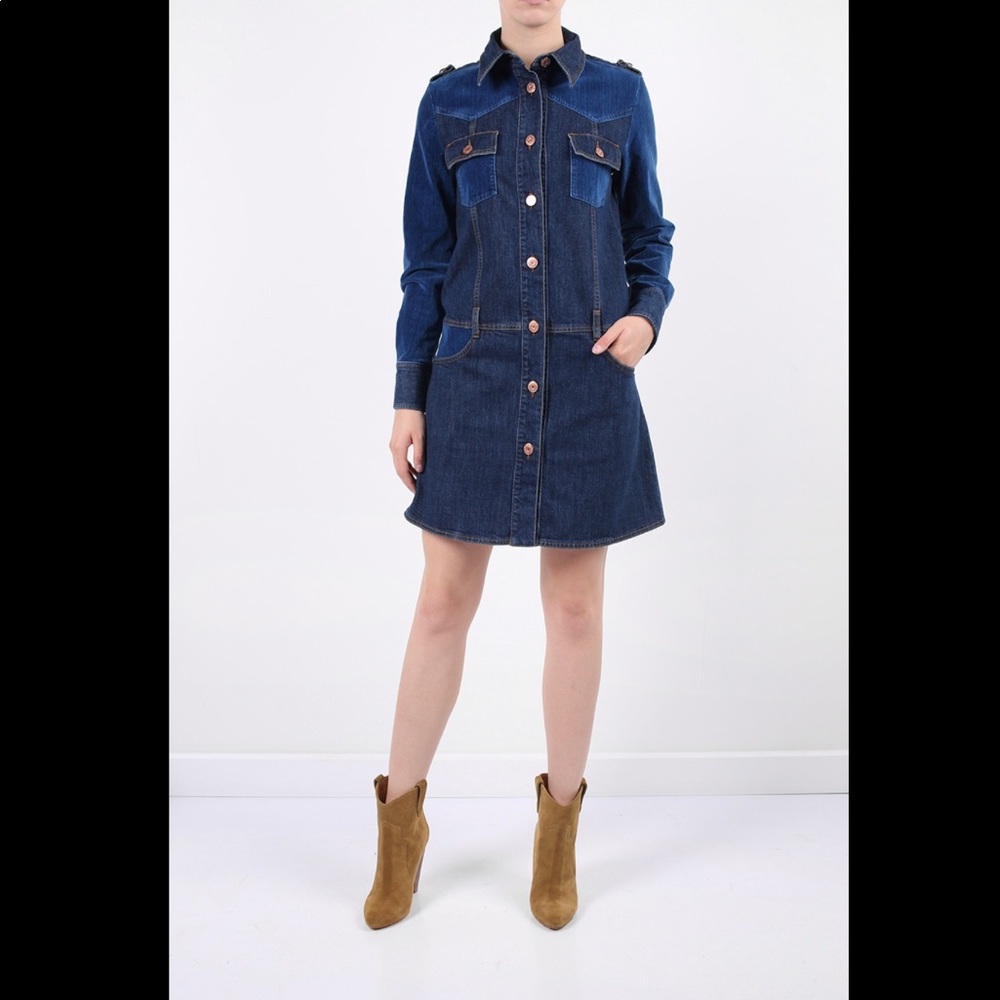 See by Chloe denim shirt dress